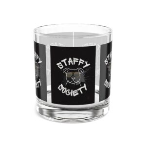 "On the Rocks With My Dog" Rocks Glass