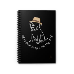 "Paws, Play, Procrastinate" Notebook